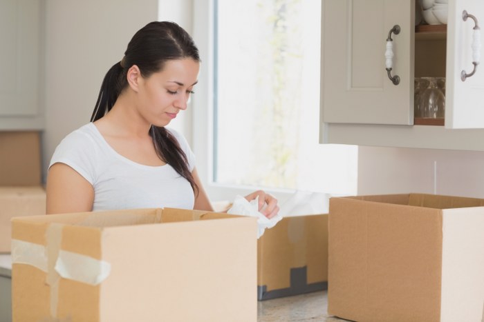 packing the kitchen