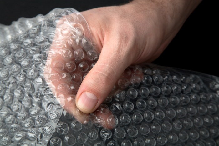 pack in bubble wrap