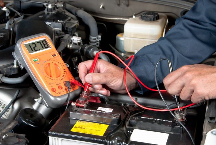 car battery check